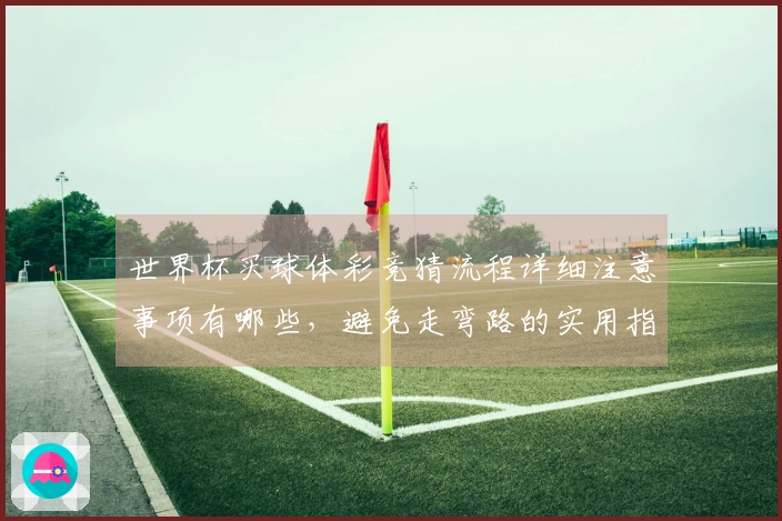 世界杯买球体彩竞猜流程详细注意事项有哪些，避免走弯路的实用指南